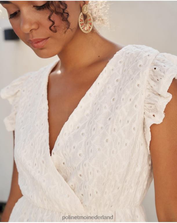 nl Polin et moi mina opengewerkte jurk rauw JD28V37 kleding