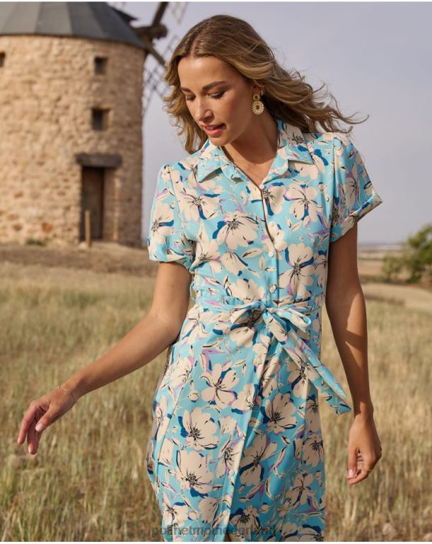 nl Polin et moi narey overhemdjurk hemel- JD28V99 kleding