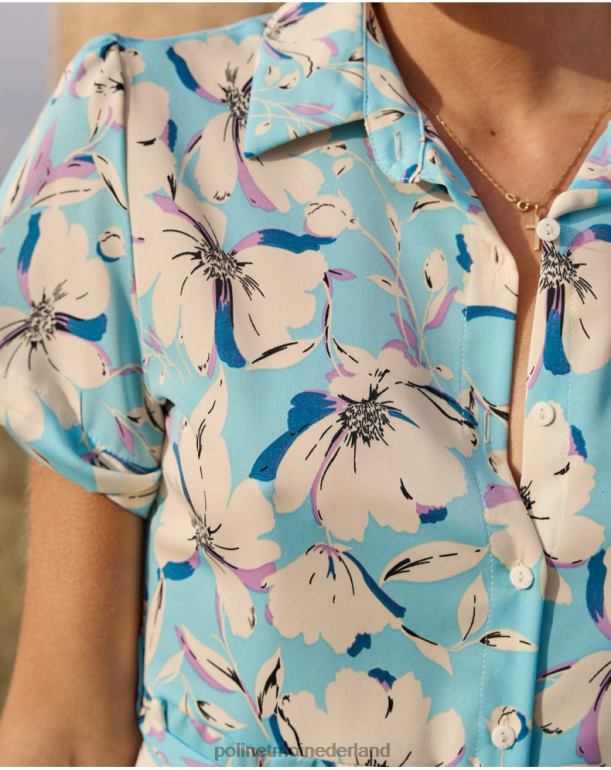 nl Polin et moi narey overhemdjurk hemel- JD28V99 kleding