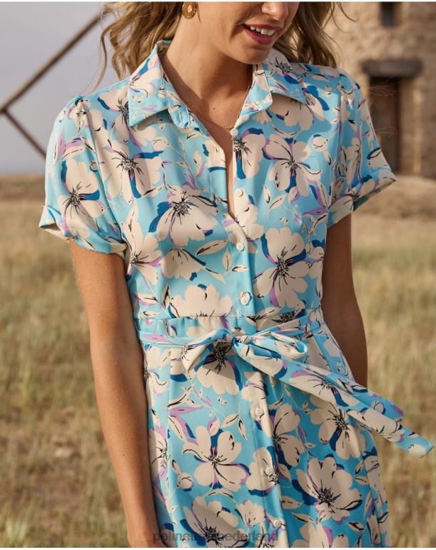 nl Polin et moi narey overhemdjurk hemel- JD28V99 kleding