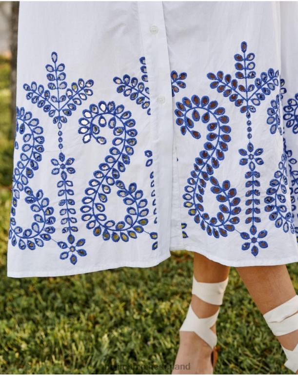 nl Polin et moi tila borduurjurk wit JD28V100 kleding