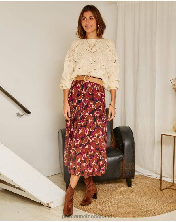 nl Polin et moi gebloemde rok suzy framboos JD28V323 kleding