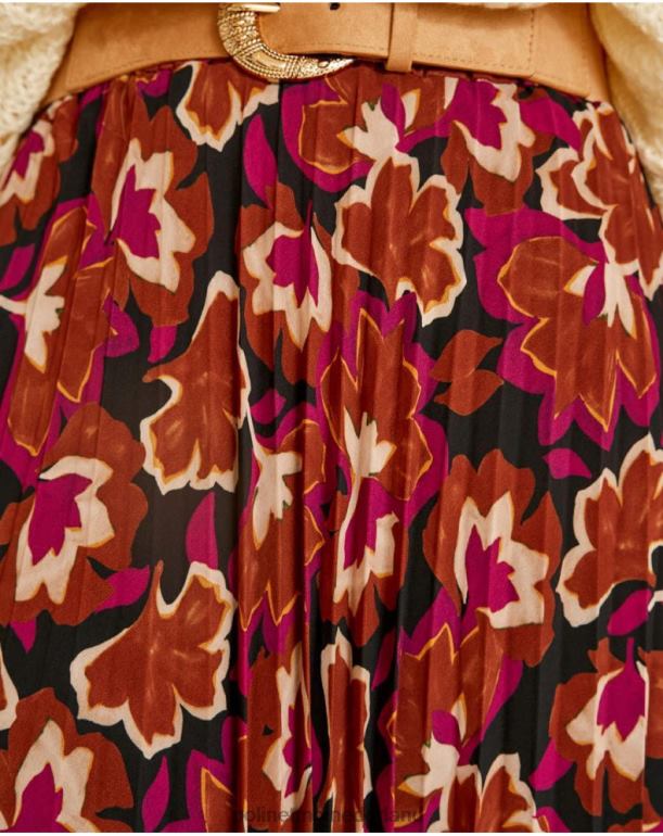 nl Polin et moi gebloemde rok suzy framboos JD28V323 kleding