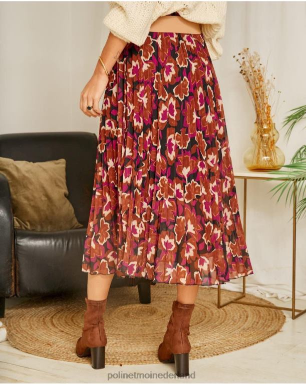 nl Polin et moi gebloemde rok suzy framboos JD28V323 kleding