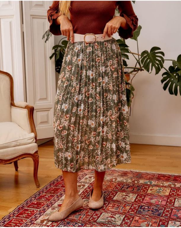 nl Polin et moi geplooide rok dunia kaki JD28V299 kleding