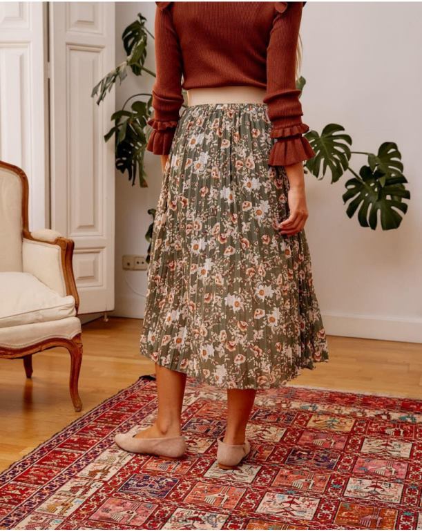 nl Polin et moi geplooide rok dunia kaki JD28V299 kleding