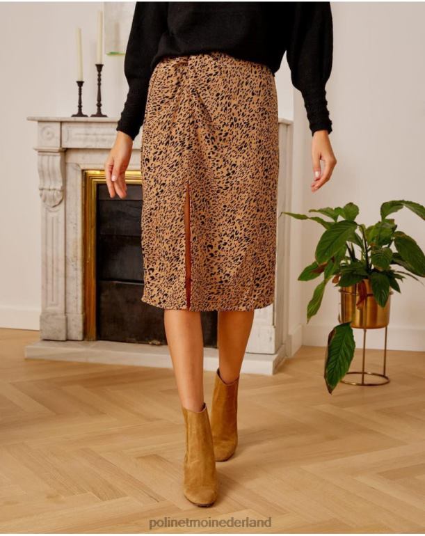 nl Polin et moi jade knoop rok kameel JD28V312 kleding