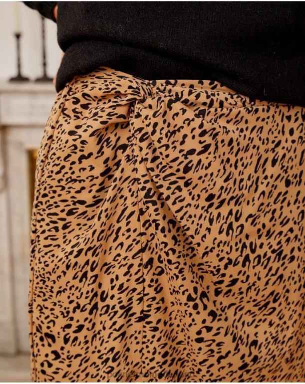 nl Polin et moi jade knoop rok kameel JD28V312 kleding