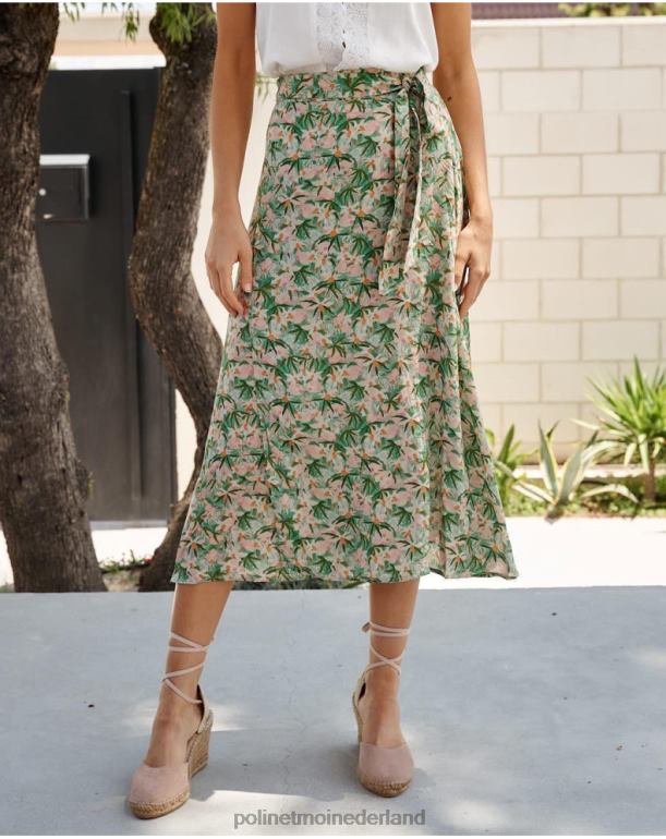 nl Polin et moi midi rok joaquina beige JD28V298 kleding