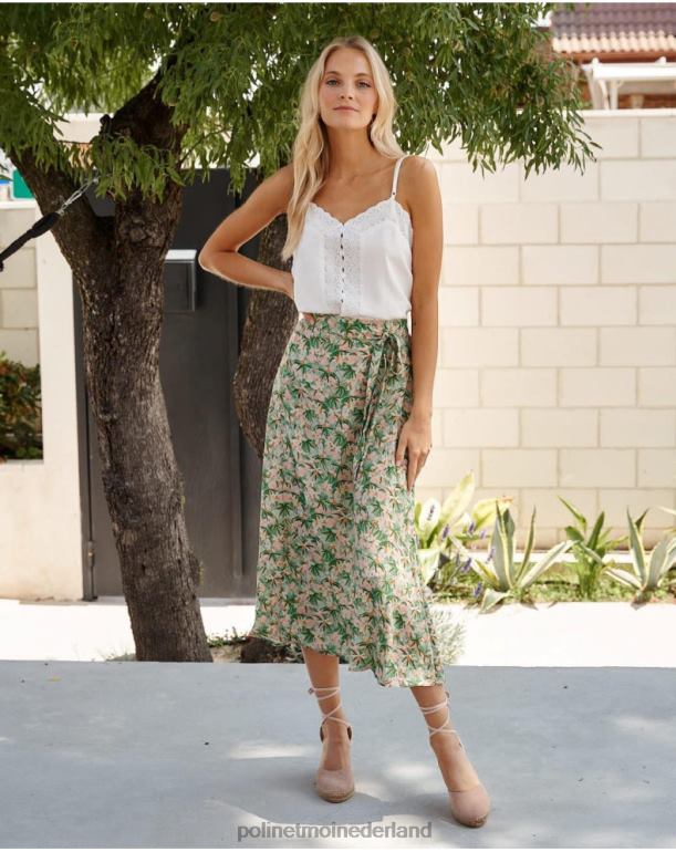 nl Polin et moi midi rok joaquina beige JD28V298 kleding