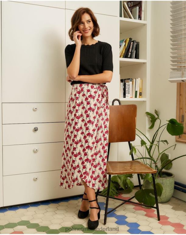 nl Polin et moi rok bloemen patricia kers JD28V311 kleding