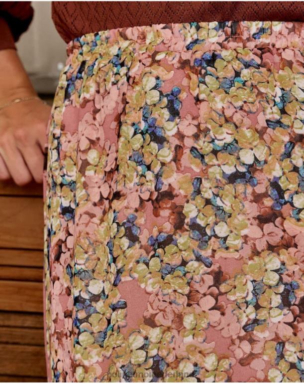 nl Polin et moi rok ruche iraide roos JD28V324 kleding