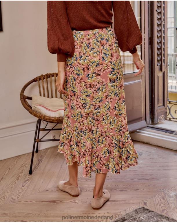 nl Polin et moi rok ruche iraide roos JD28V324 kleding