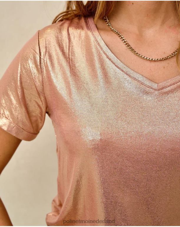 nl Polin et moi Brillo Trudi t-shirt roos JD28V273 kleding