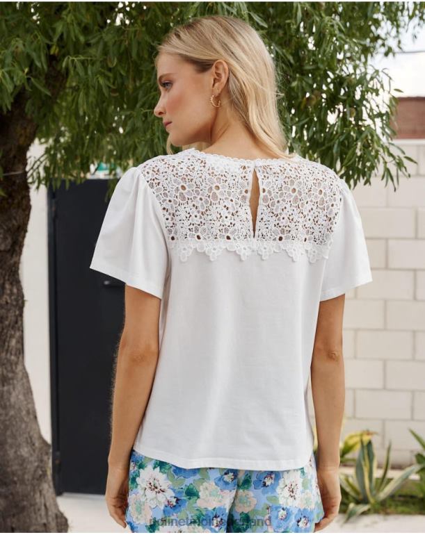 nl Polin et moi Calada Luana-T-shirt wit JD28V242 kleding