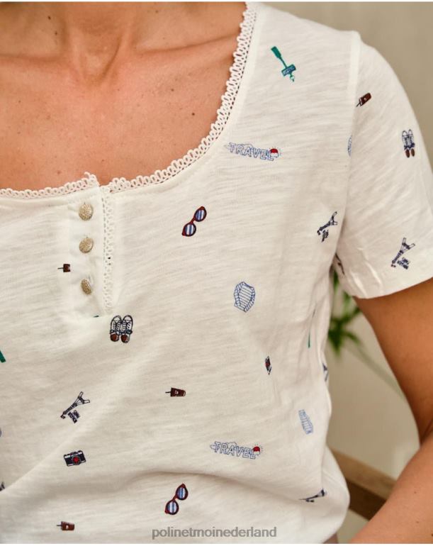 nl Polin et moi Yarina reisshirt wit JD28V262 kleding