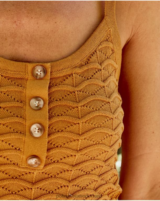 nl Polin et moi bovenste Bonnie-knoppen oker JD28V293 kleding