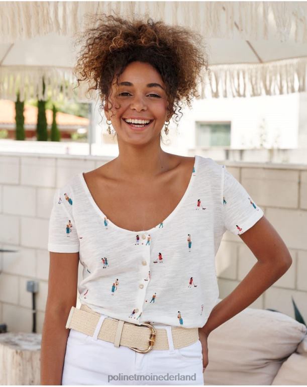 nl Polin et moi mensen beginnen met een t-shirt wit JD28V238 kleding