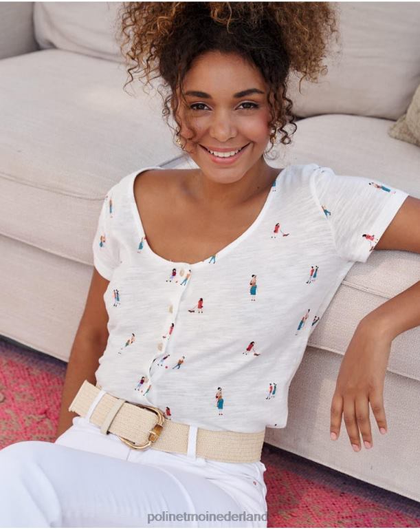 nl Polin et moi mensen beginnen met een t-shirt wit JD28V238 kleding