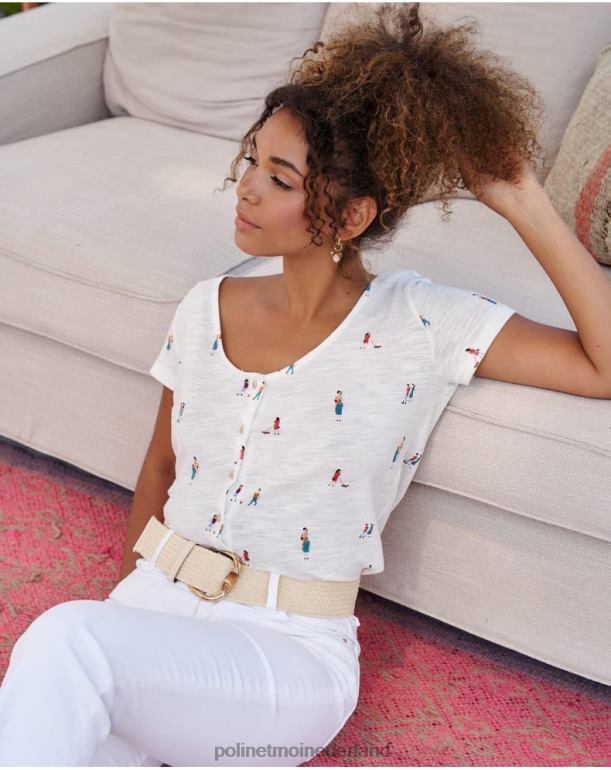 nl Polin et moi mensen beginnen met een t-shirt wit JD28V238 kleding