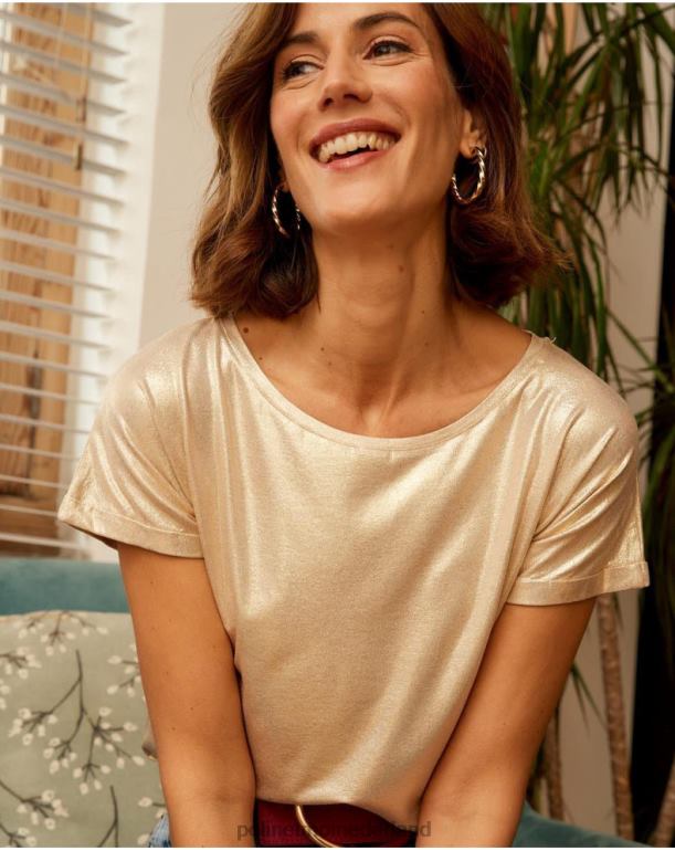 nl Polin et moi t-shirt brillo galia goud/platina JD28V289 kleding