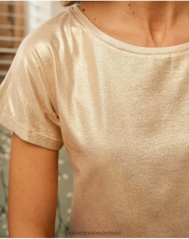 nl Polin et moi t-shirt brillo galia goud/platina JD28V289 kleding