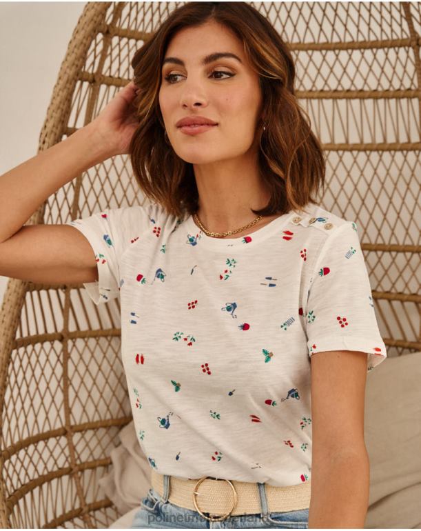 nl Polin et moi t-shirt douches zoraida wit JD28V261 kleding