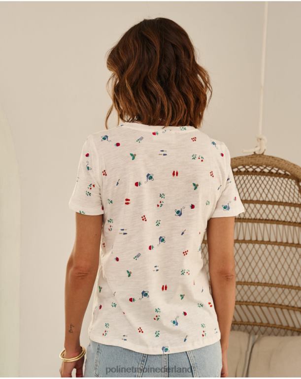 nl Polin et moi t-shirt douches zoraida wit JD28V261 kleding