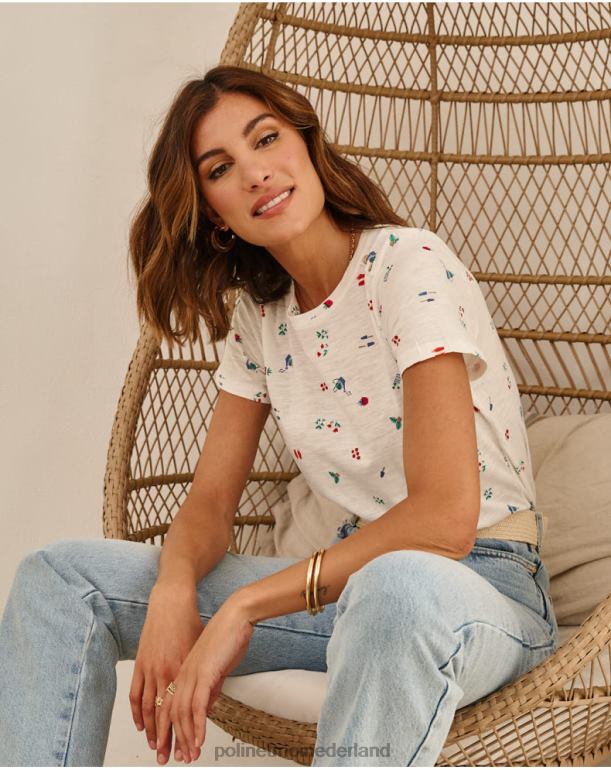 nl Polin et moi t-shirt douches zoraida wit JD28V261 kleding