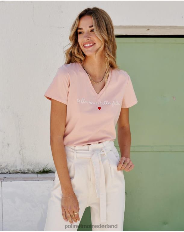 nl Polin et moi t-shirt pico eugenia roos JD28V274 kleding