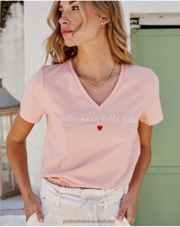 nl Polin et moi t-shirt pico eugenia roos JD28V274 kleding
