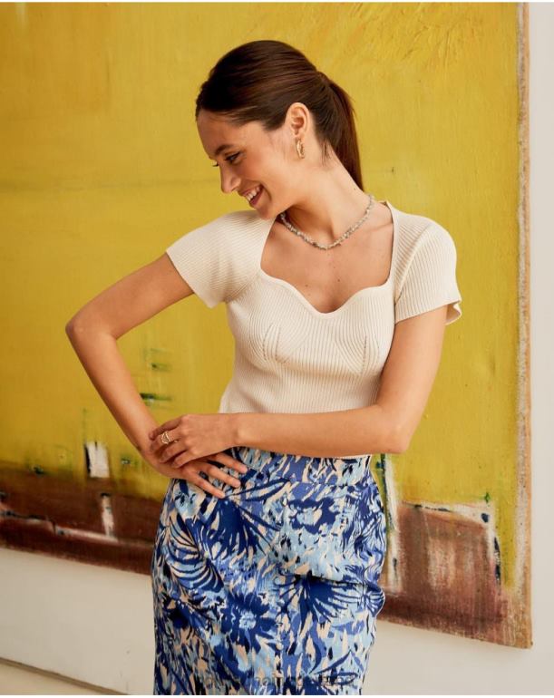 nl Polin et moi top Flavisch hart beige JD28V243 kleding