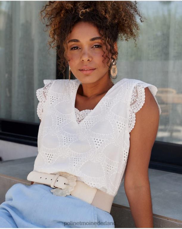 nl Polin et moi top batista-amparo wit JD28V240 kleding