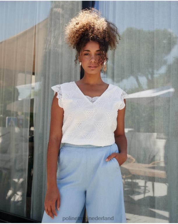 nl Polin et moi top batista-amparo wit JD28V240 kleding
