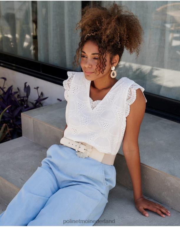 nl Polin et moi top batista-amparo wit JD28V240 kleding
