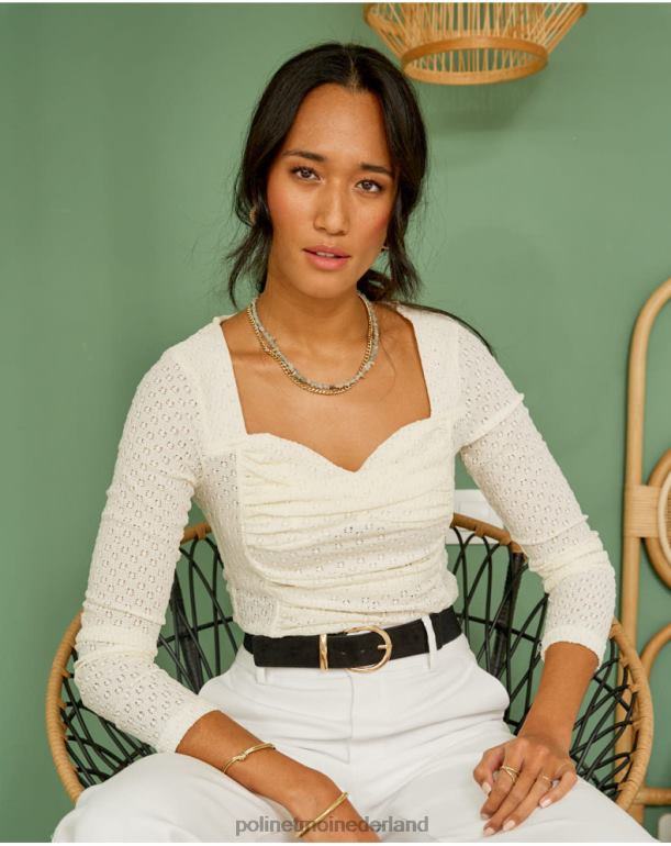 nl Polin et moi top decolleté gratie rauw JD28V258 kleding