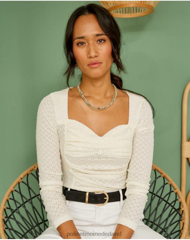 nl Polin et moi top decolleté gratie rauw JD28V258 kleding