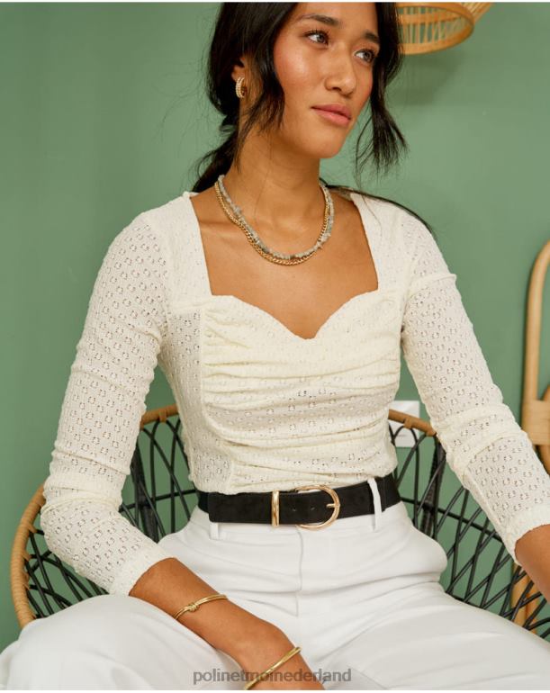 nl Polin et moi top decolleté gratie rauw JD28V258 kleding