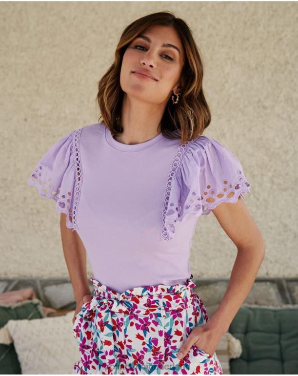 nl Polin et moi top gegolfde trixie kaasjeskruid JD28V254 kleding