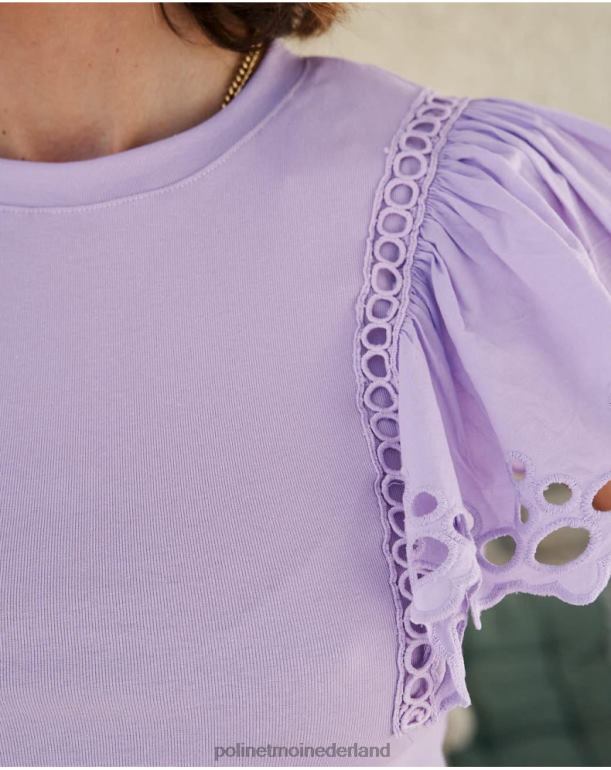 nl Polin et moi top gegolfde trixie kaasjeskruid JD28V254 kleding