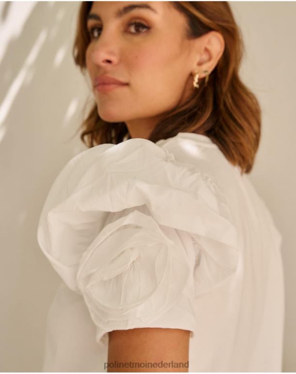nl Polin et moi top juweeltje manga wit JD28V269 kleding
