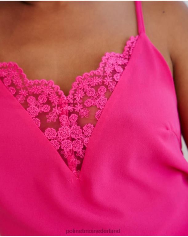 nl Polin et moi top kant emy fuchsia JD28V268 kleding