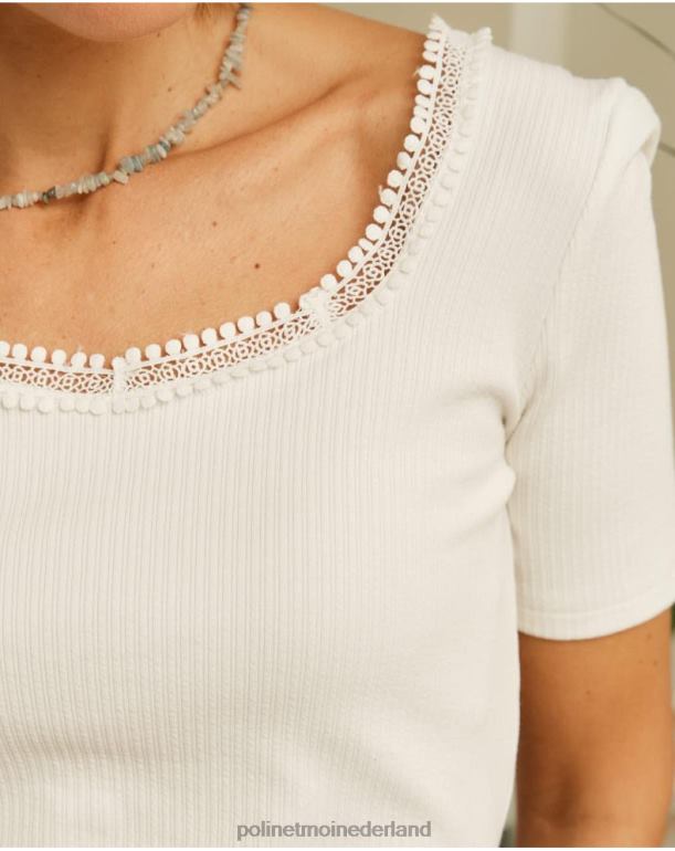 nl Polin et moi top kant giorgia wit JD28V288 kleding
