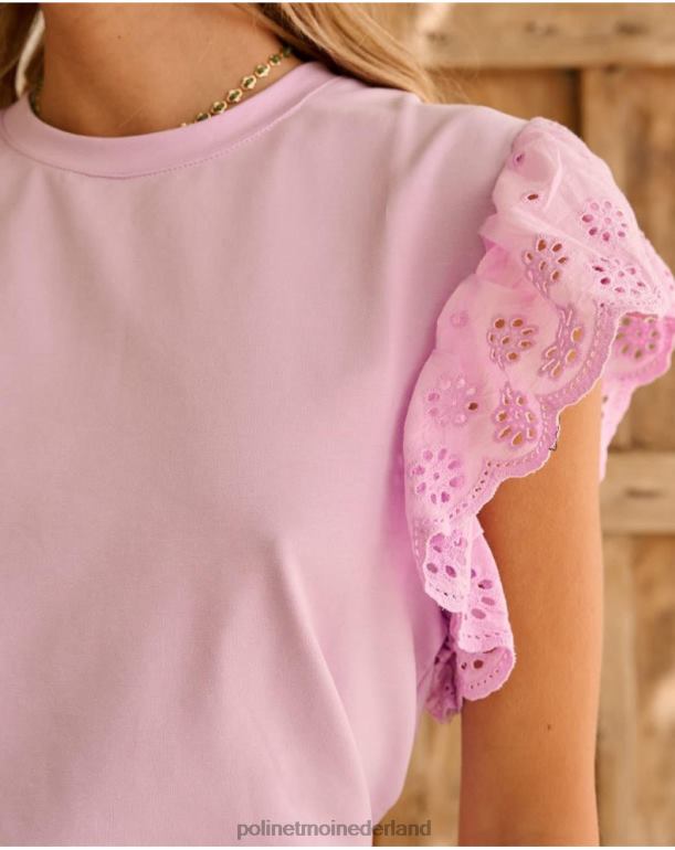 nl Polin et moi top ruche justina lila JD28V252 kleding
