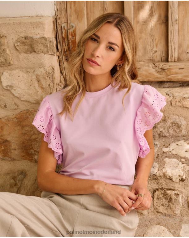 nl Polin et moi top ruche justina lila JD28V252 kleding