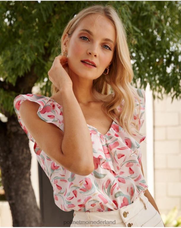 nl Polin et moi top ruche sheila bedenken JD28V247 kleding