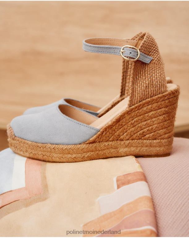 nl Polin et moi Fabrizia espadrille met sleehak hemel- JD28V485 schoenen