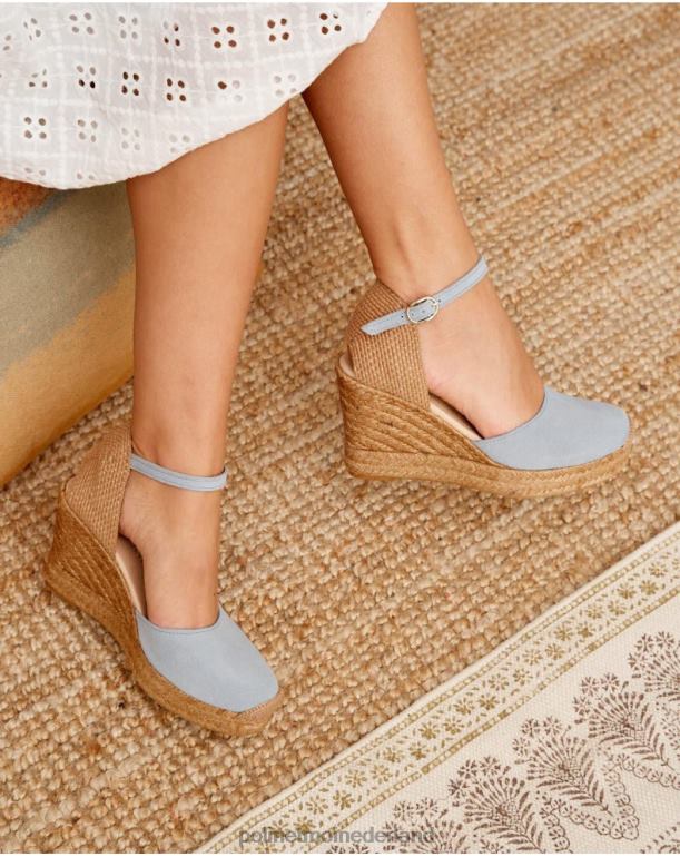 nl Polin et moi Fabrizia espadrille met sleehak hemel- JD28V485 schoenen