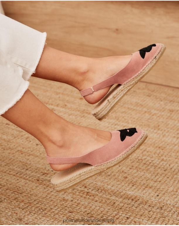 nl Polin et moi Mallory gekruiste espadrille roos JD28V426 schoenen