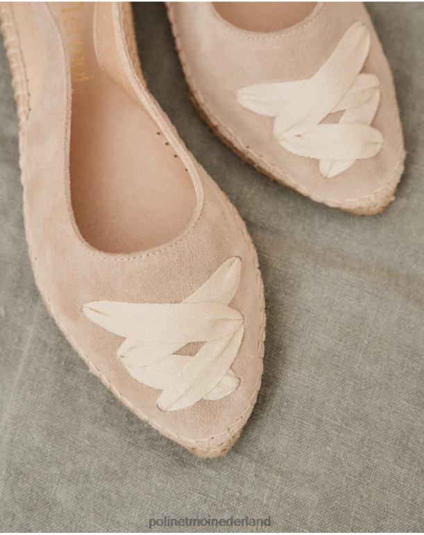 nl Polin et moi Mallory gekruiste espadrille zand JD28V409 schoenen